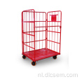 Logistieke OEM Cage -trolley met riem